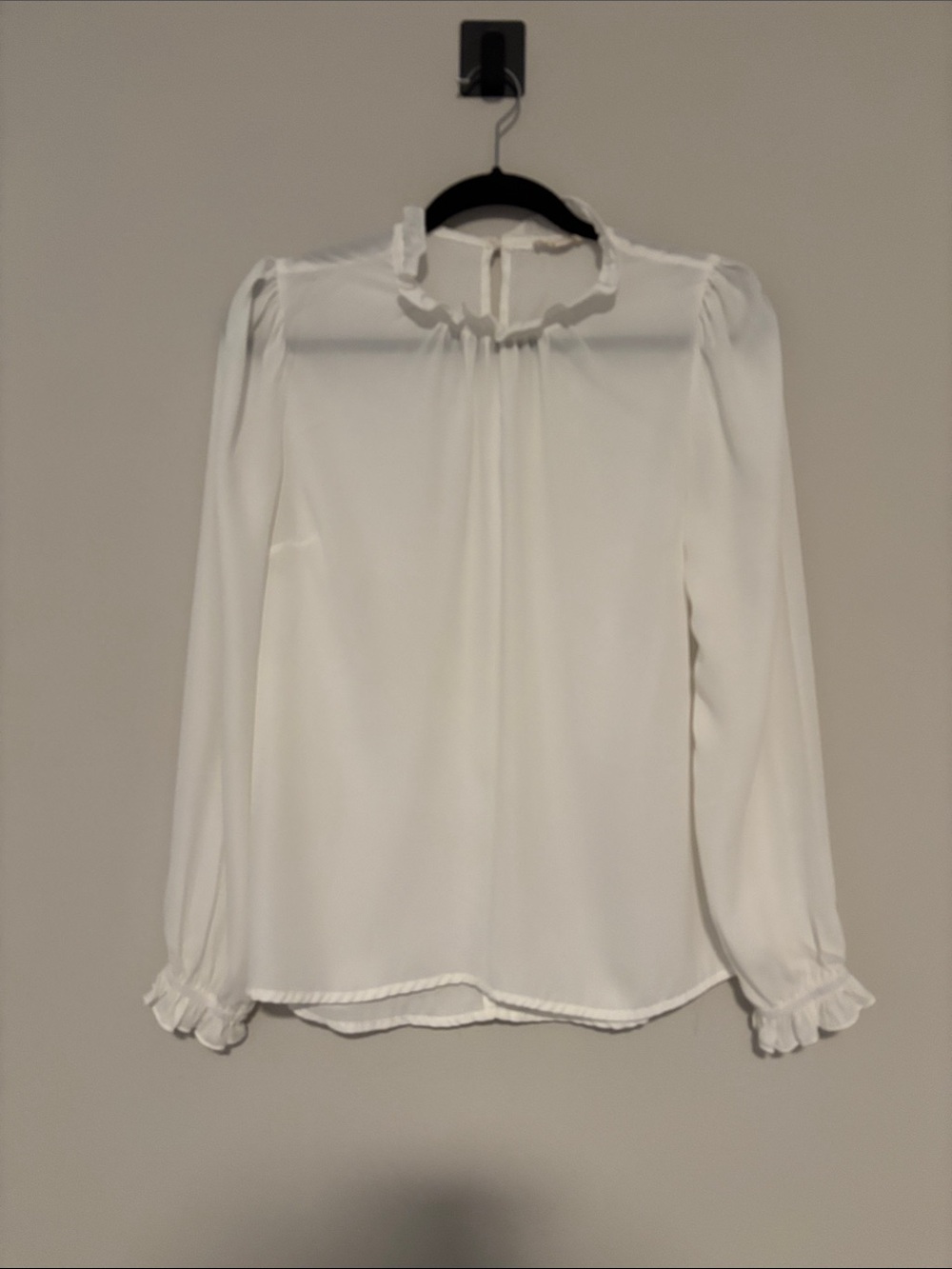 MAIN STRIP sheer blouse size small
